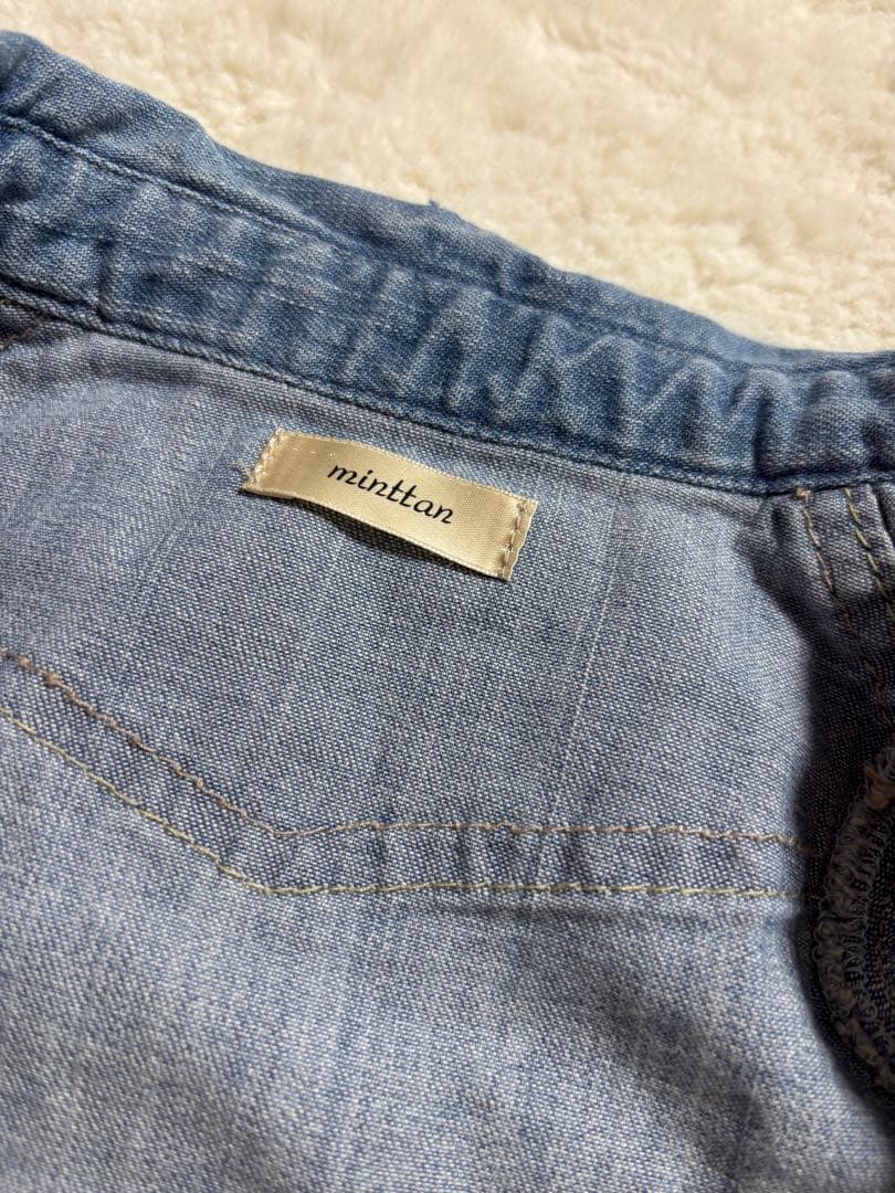ミントタン デニムシャツ Mサイズ minttan