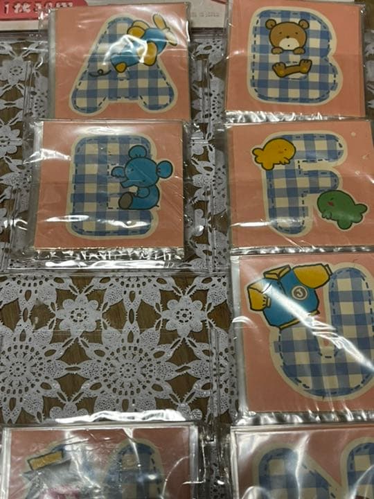 昭和レトロ　ヤングコクヨ　アルファベットシール　249枚　単品OK