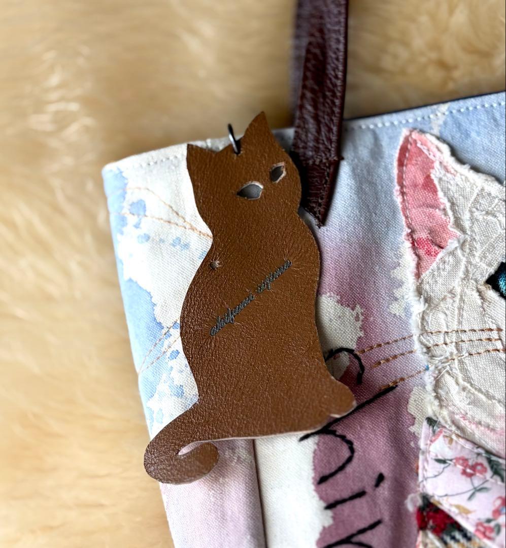 MUGI\"エンジェルしろ\"ねこのトートバッグ