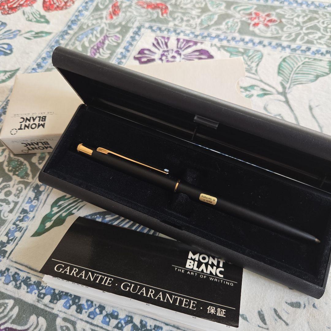 西ドイツ製　モンブラン シャープペンシル　Sライン MONTBLANC ブラック