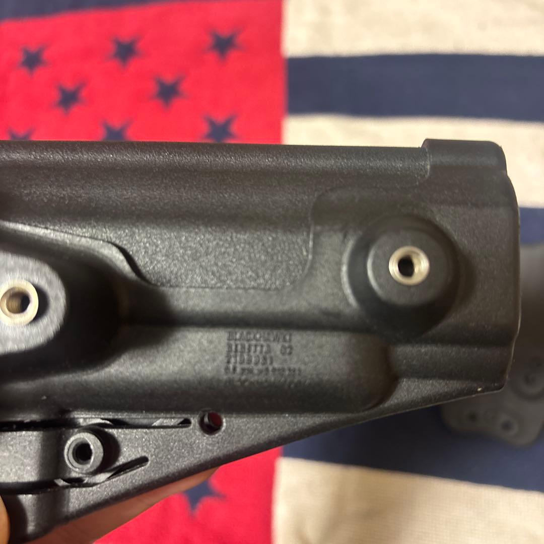 BLACKHAWK! 左利き用 ホルスター ベルトループセット 実物　B56