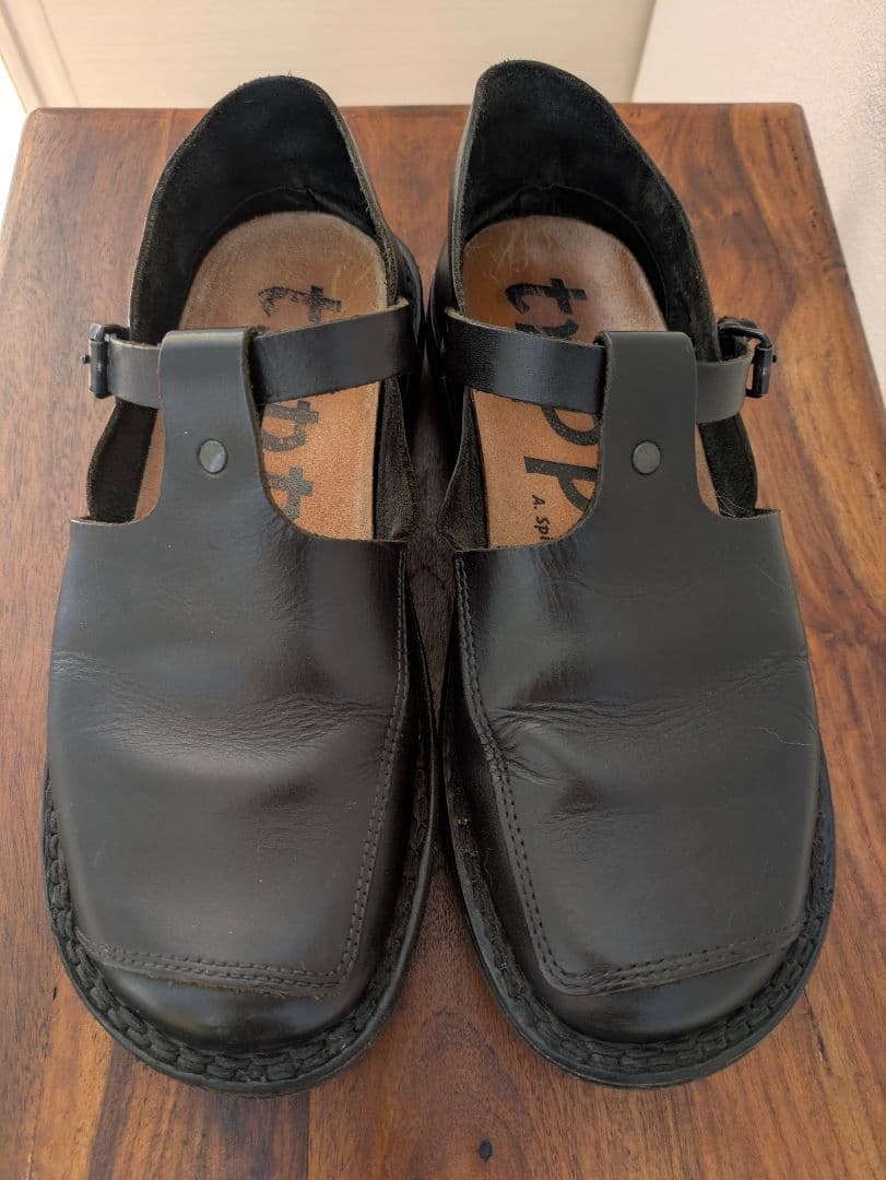 お値下げ依頼：専用 trippen 革靴 レザー サイズ 38【24cm】