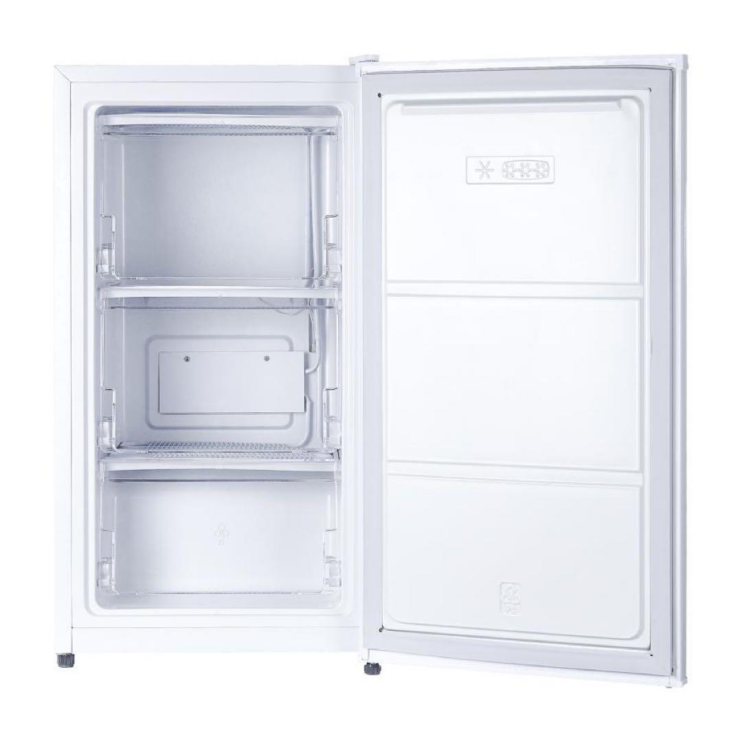 【新品】冷凍庫 60L スリム 小型 省エネ 大容量 サブ冷凍庫 直冷式 2台目