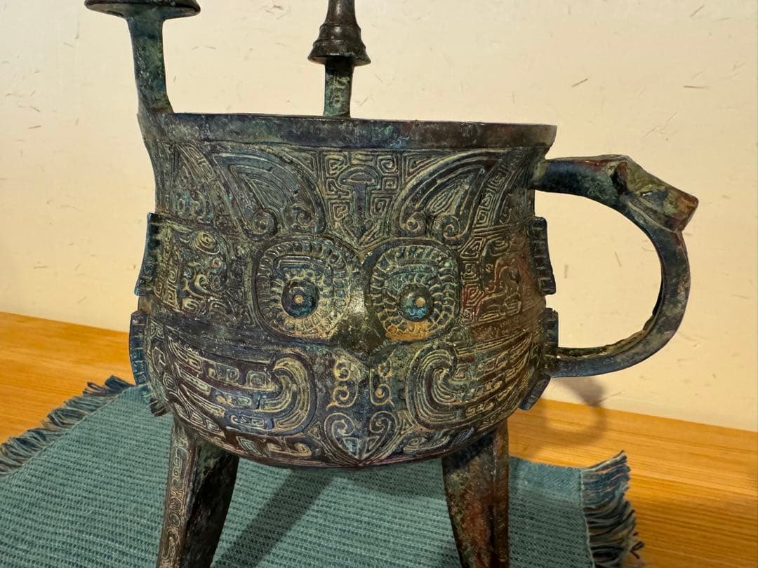 古代中国青銅器　斝　酒器