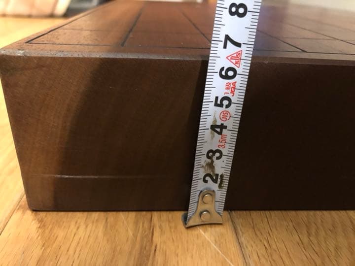 【手作り/中古】将棋盤 ブビンガ材 一枚板 貴重材