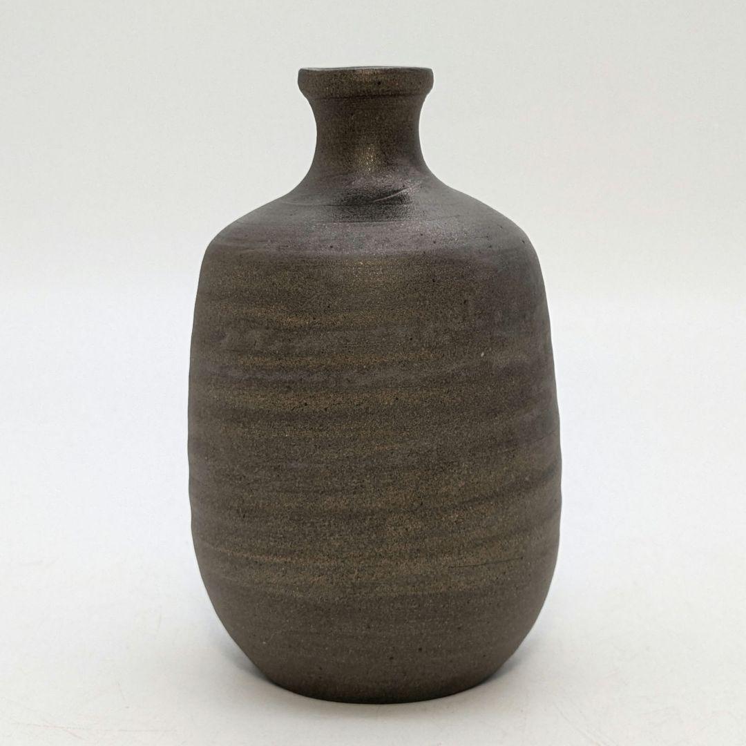 岡山県重要無形文化財 山本出 備前焼 銀彩徳利B とっくり 酒器 食器 日本酒