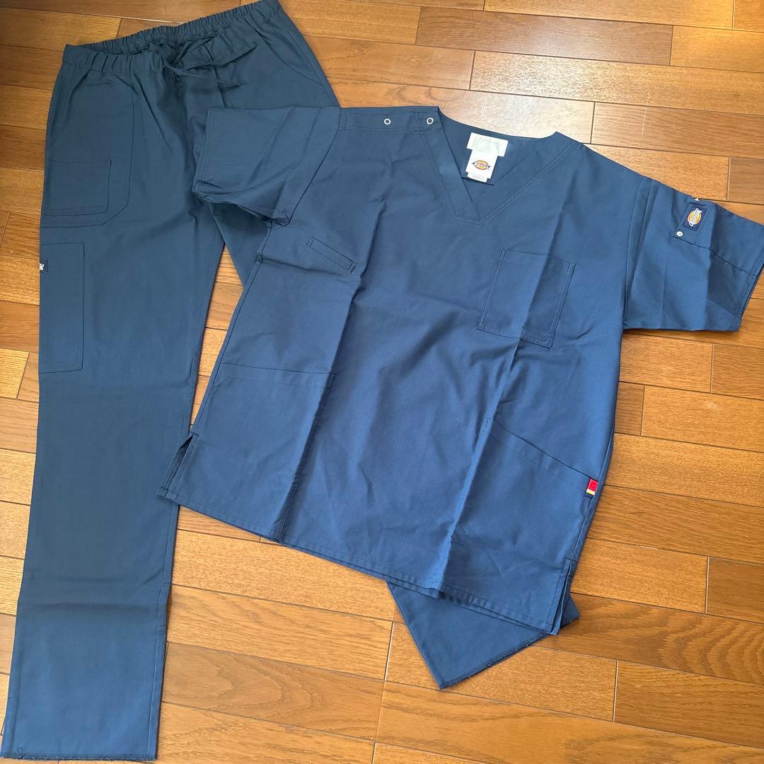 ディッキーズ　男女兼用　スクラブ上下セット　Lサイズ 医療FOLK
