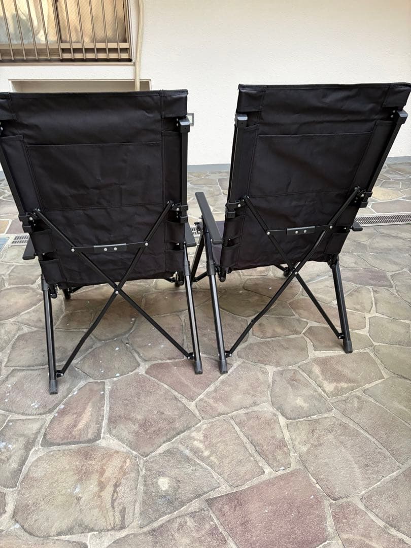 キャプテンスタッグ　ウルトラハイバックチェア　 2脚セット