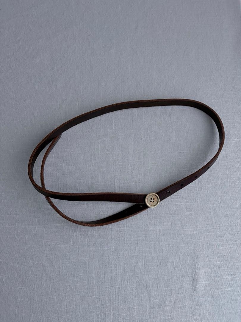 小物 mass products - silver925 botton belt