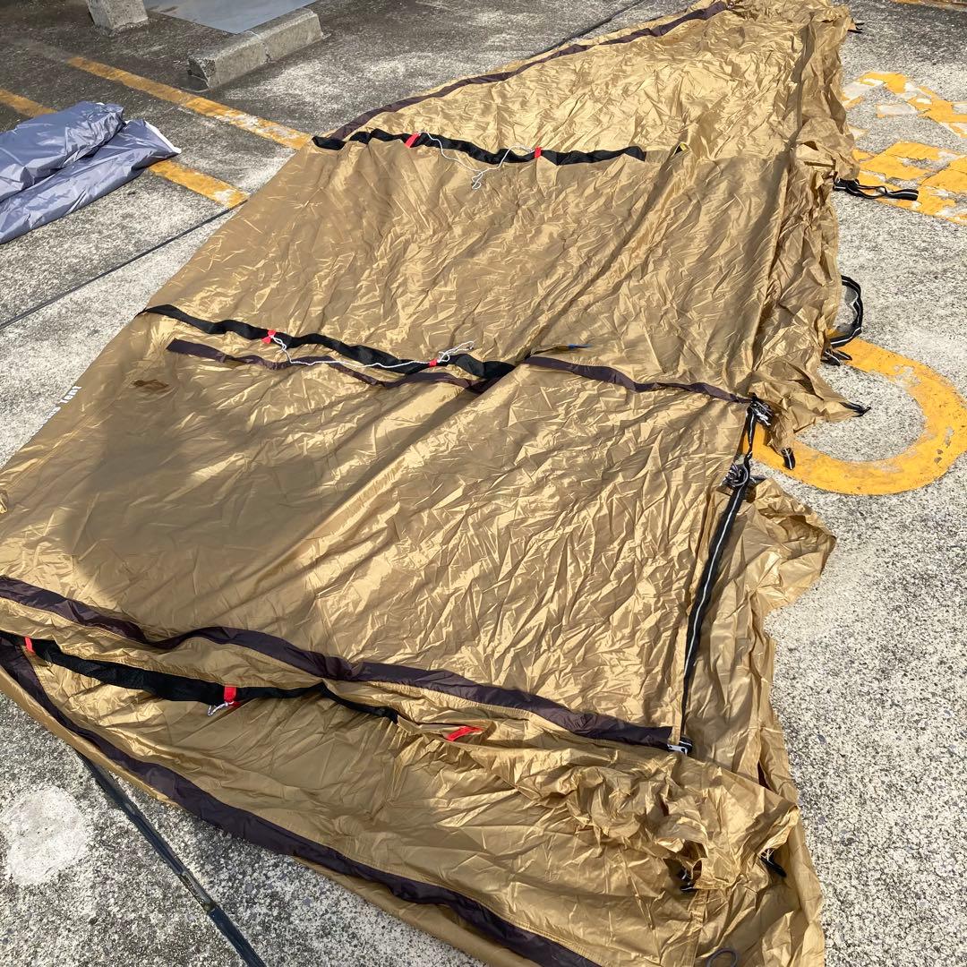 極美品　TENT FACTORY フォーシーズンテント　トンネル2ルーム