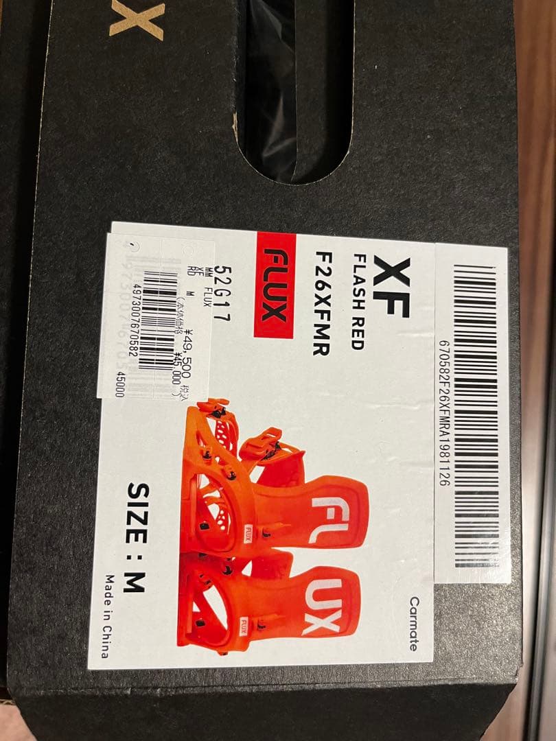 FLUX XF 25-26 ビンディング M Flash Red