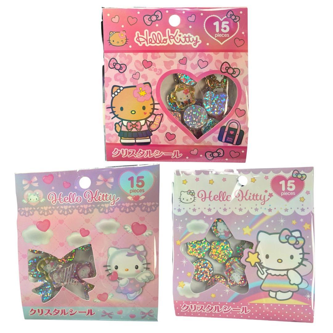 正規品 新品 クリスタル シール おはじき ボンボン ドロップ サンリオ キティ