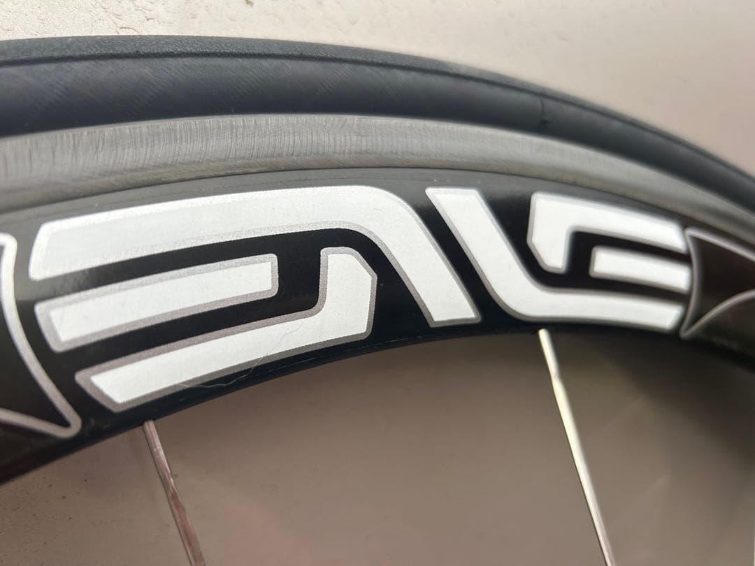 美品転倒無しENVE ChrisKing R45 カーボンホイール