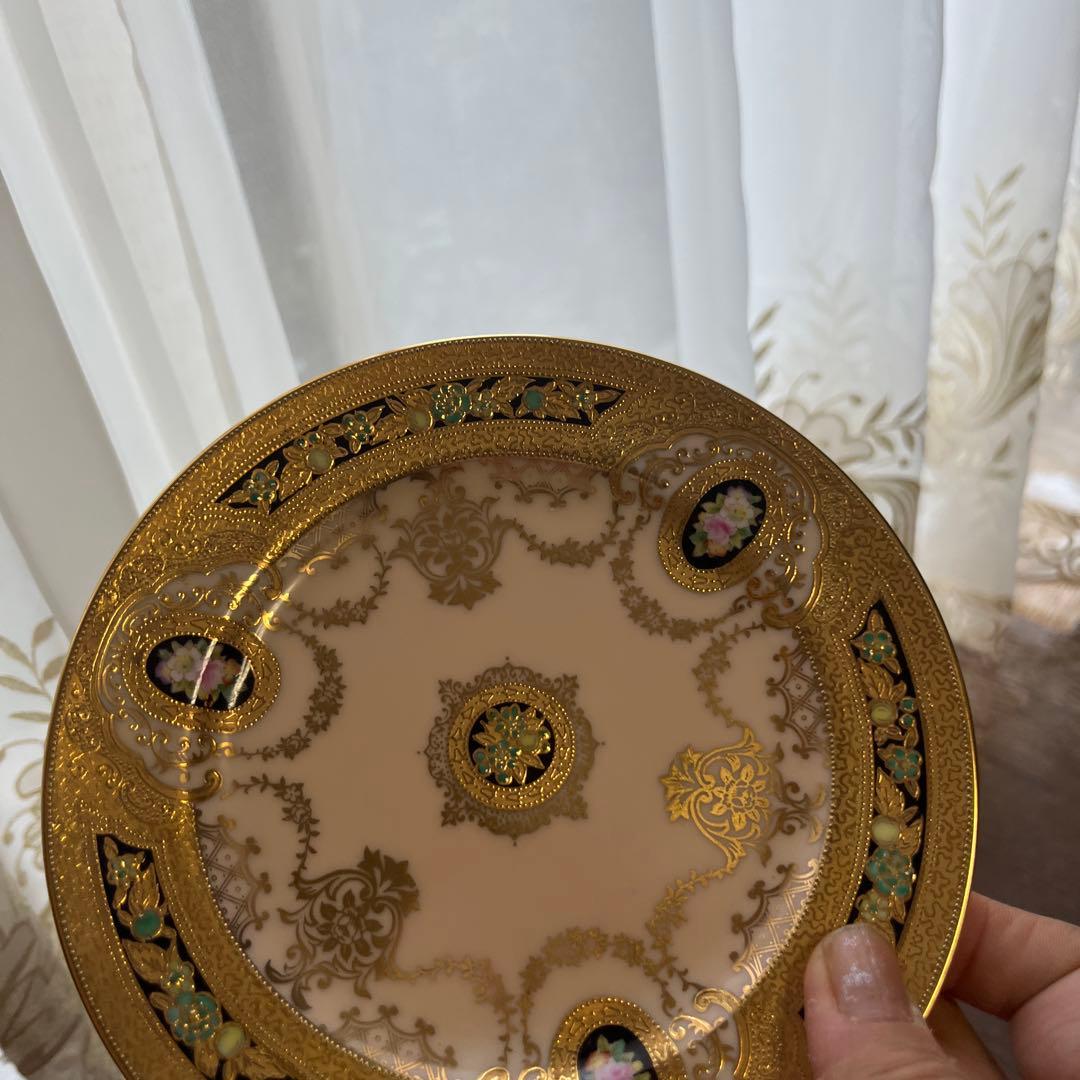 最終処分特価オールドノリタケマルキ金彩が豪華なプレート素敵なインテリア　オススメ