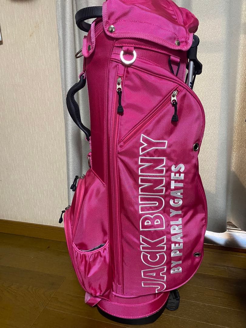 JACK BUNNY ピンク ゴルフバッグ
