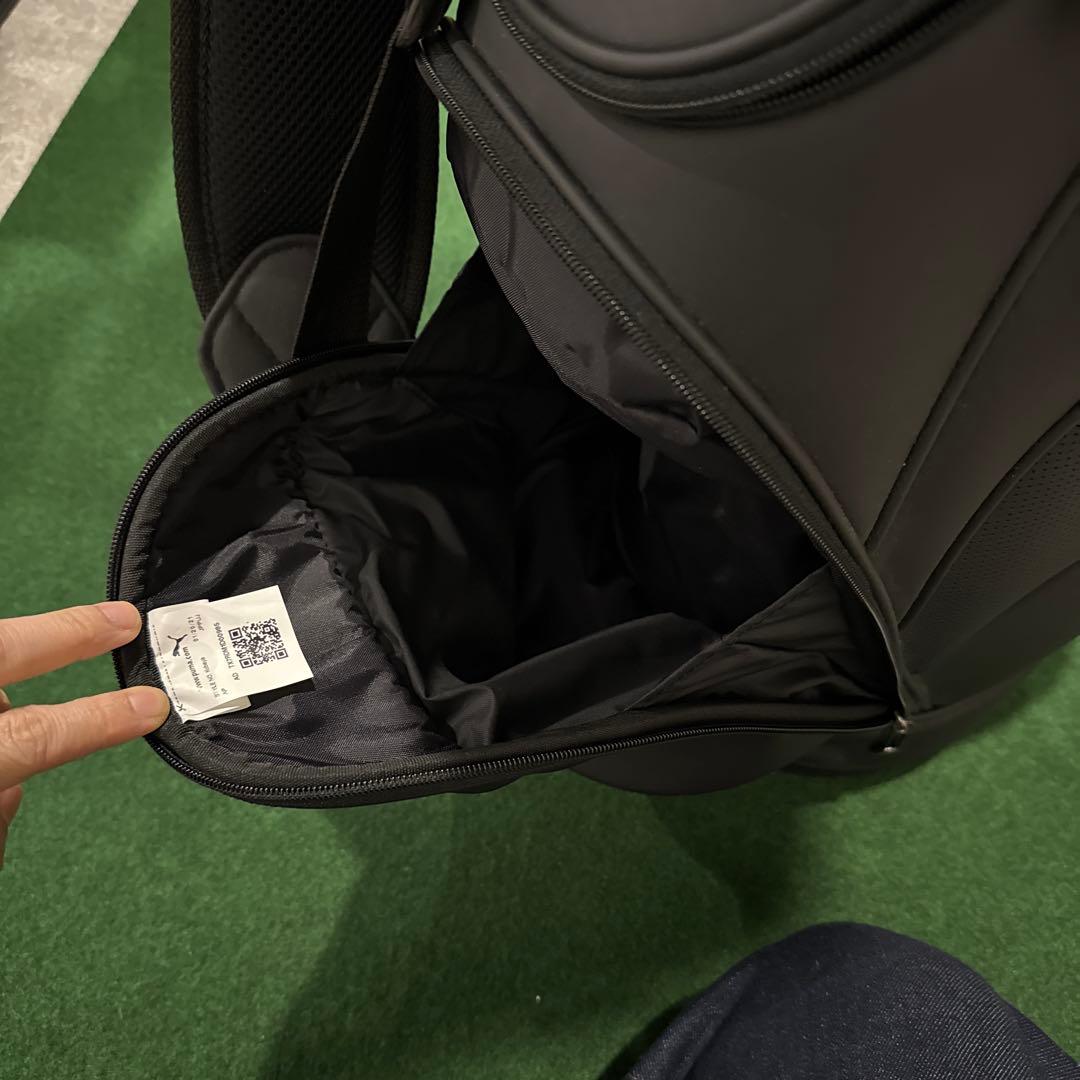 PUMA キャディバック 黒 マットブラック 美品