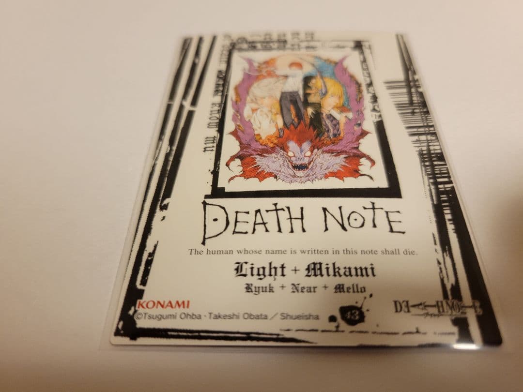 デスノート　トレカ　スーパーレア　夜神月　魅上照　メロ　ニア　貴重　SP