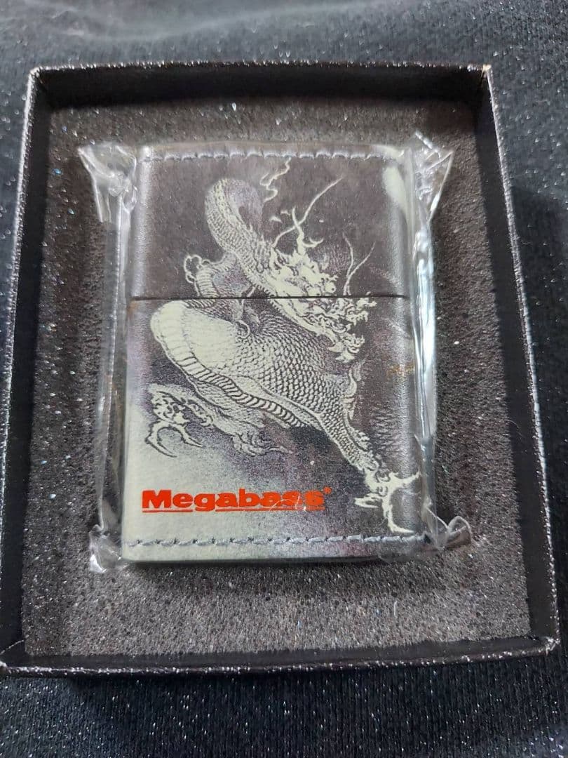 メガバス ジッポーライター革製品(アートレザー)紫龍 新品未使用