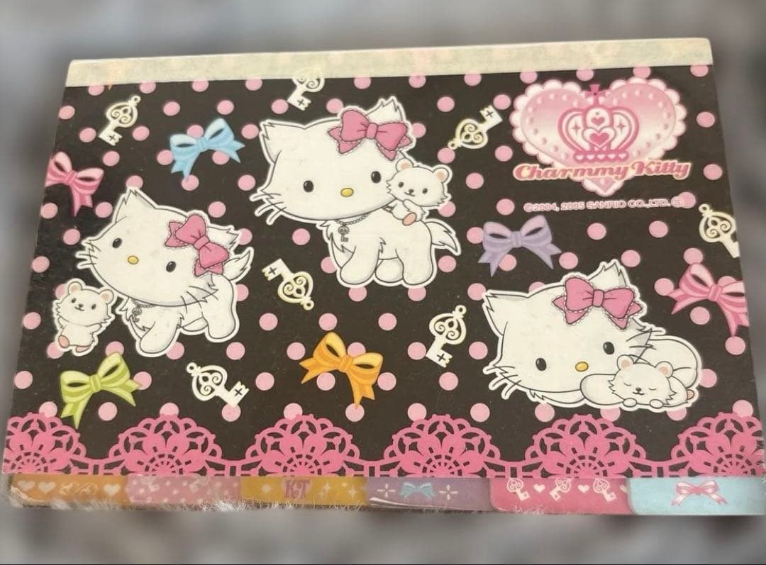 【レア】サンリオ チャーミーキティ メモ帳 メモパッド ティアラ 平成レトロ