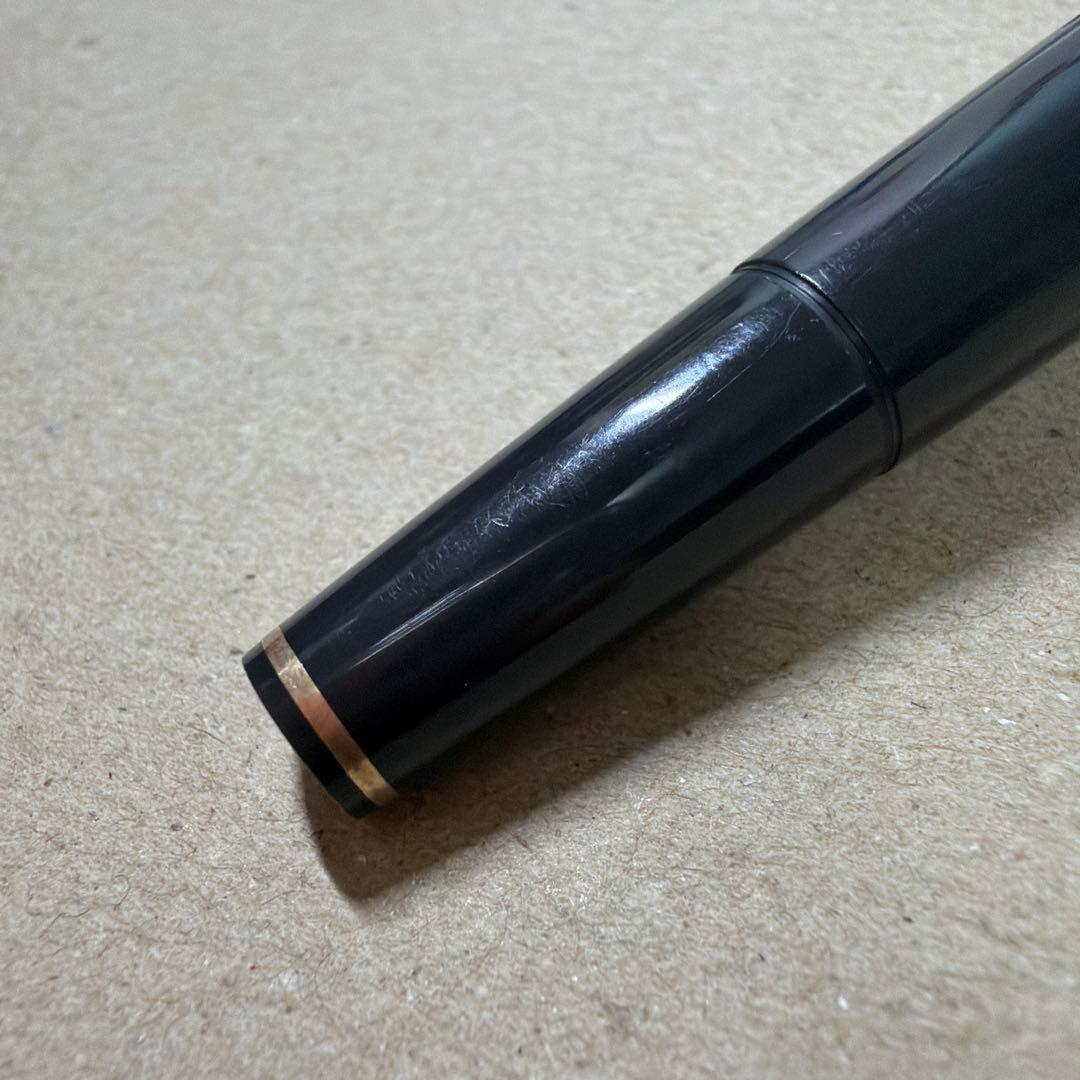 廃盤 MONTBLANC モンブラン No.12 万年筆 グレー 18k 吸引式