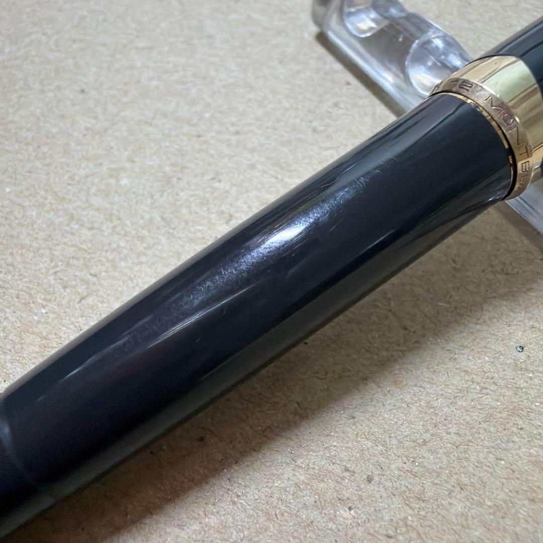 廃盤 MONTBLANC モンブラン No.12 万年筆 グレー 18k 吸引式