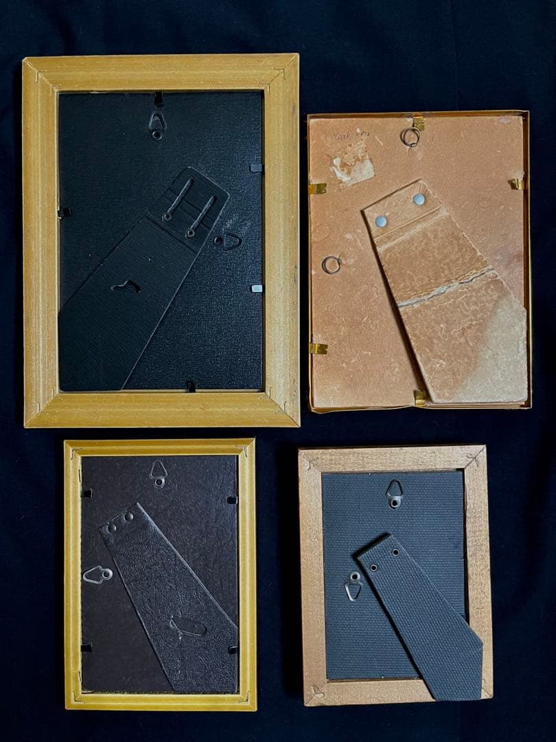 ◆フランスアンティーク｜写真立てフレームフォトスタンド木枠額縁額装ガラス壁掛け