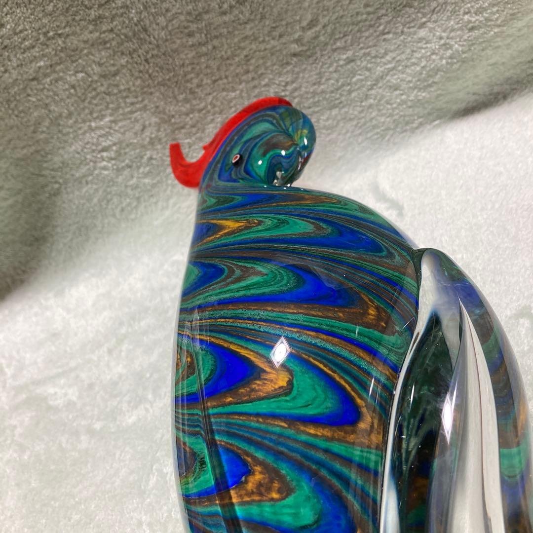 ガラス製　オウム