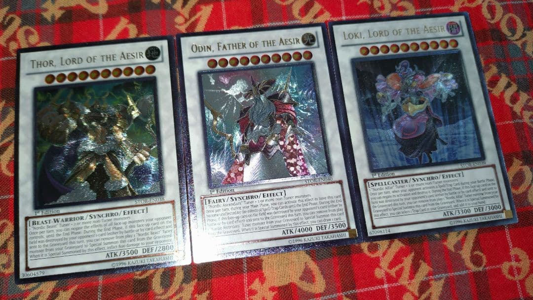 遊戯王 極神 オーディン トール ロキ 英語 アルティメット