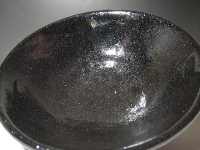 ★楽吉左衛門六代左入　黒平茶碗　横雲　二重箱　表千家七代如心斎花押★x625