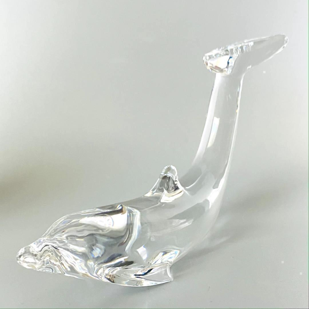 【バカラ】イルカ 動物 置物 インテリア baccarat 人脈、恋愛運、結婚