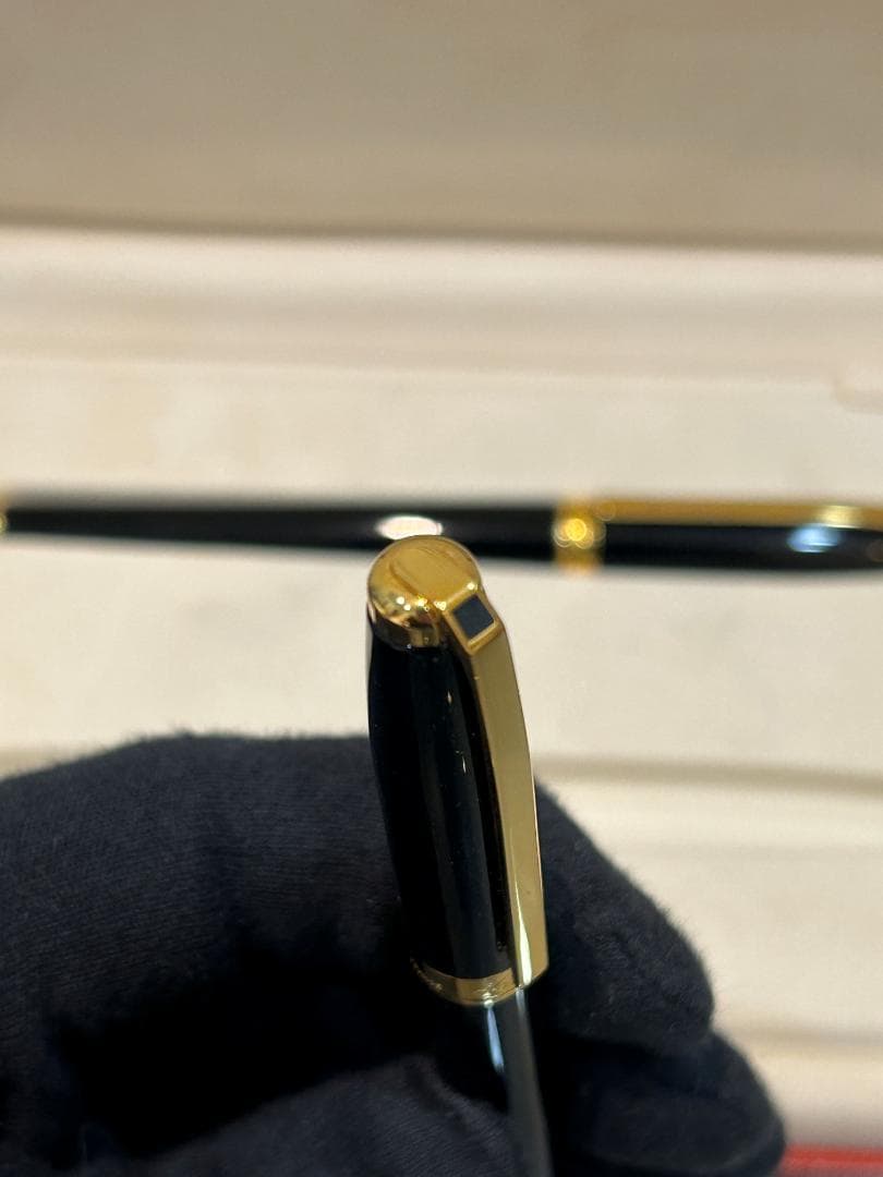 S.T.Dupont エステーデュポン 14K 万年筆 ボールペン セット 美品