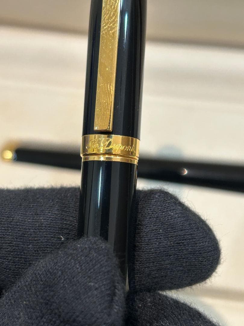 S.T.Dupont エステーデュポン 14K 万年筆 ボールペン セット 美品