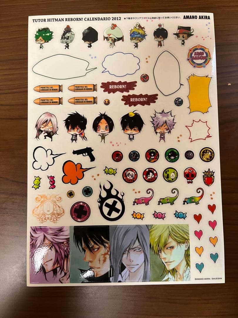 REBORN 2012年カレンダー