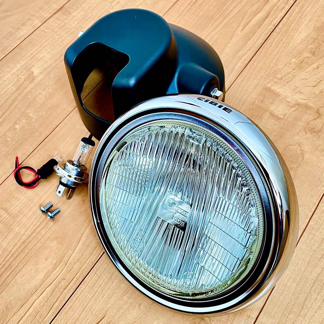 ⚡ゆうちゃん⚡！　当時物 CIBIE シビエ 凹み ヘッドライト