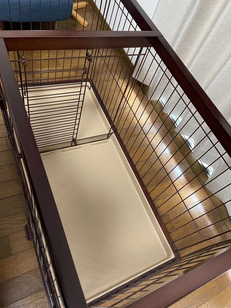 超小型犬ペットサークル ブラウン