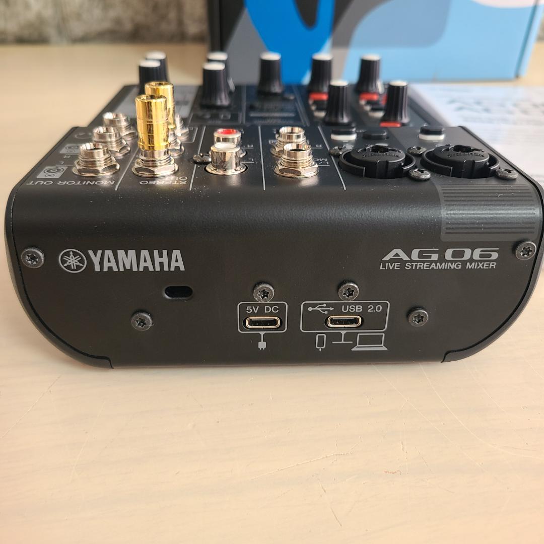 【極美品】YAMAHA ヤマハ AG06 MK2 ストリーミングミキサー