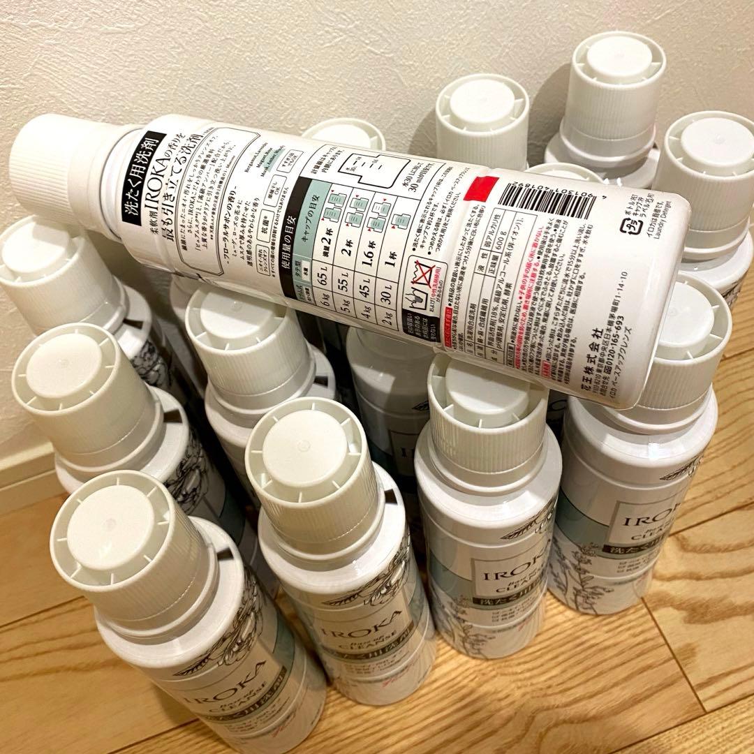 【売り尽くし】花王 IROKAベースアップクレンズ 600g×15本 洗濯用洗剤