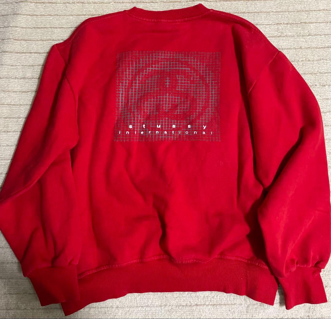 USA製STUSSY スウェット 赤L