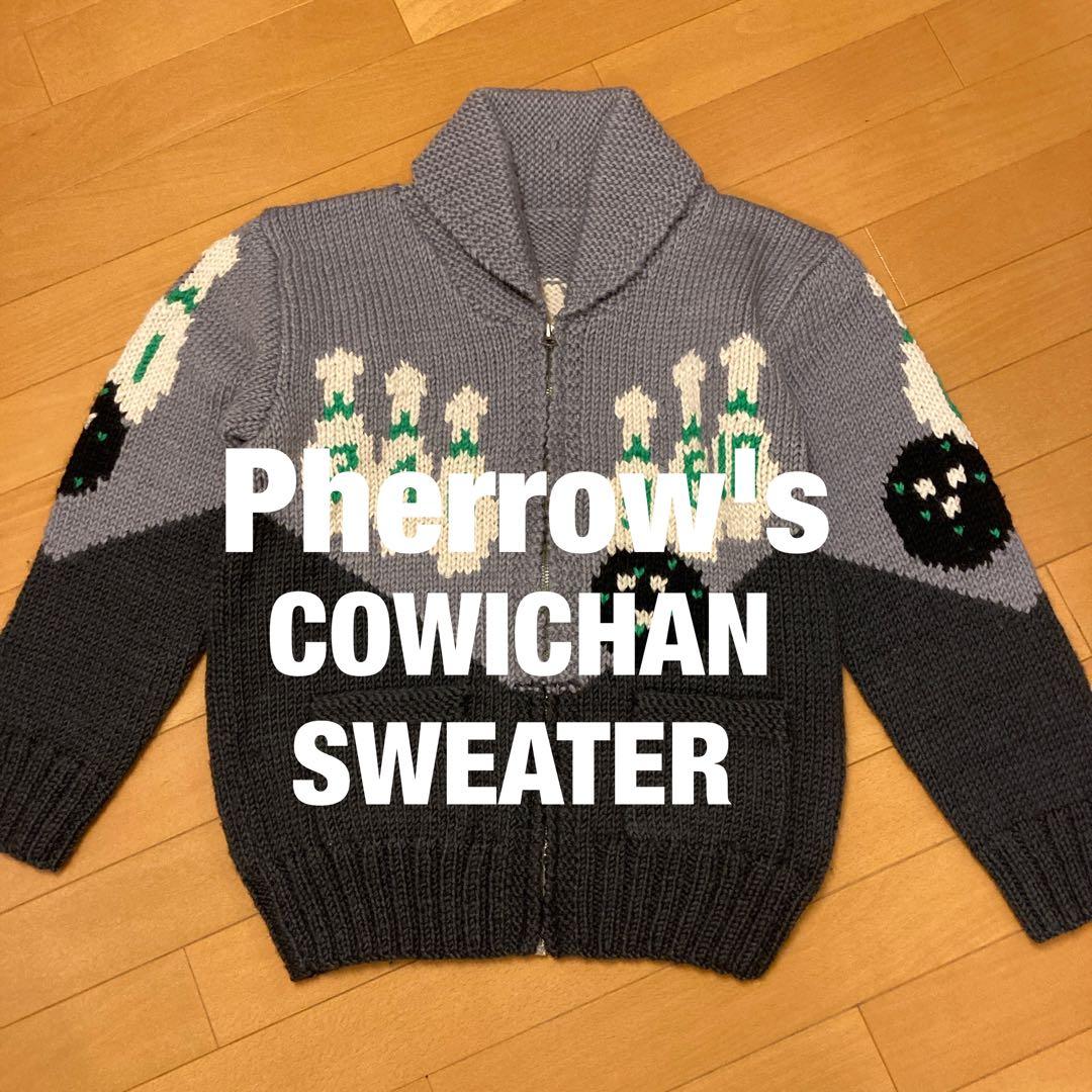 フェローズ　ボーリング柄　カウチンセーター　Mサイズ　ユーズド美品