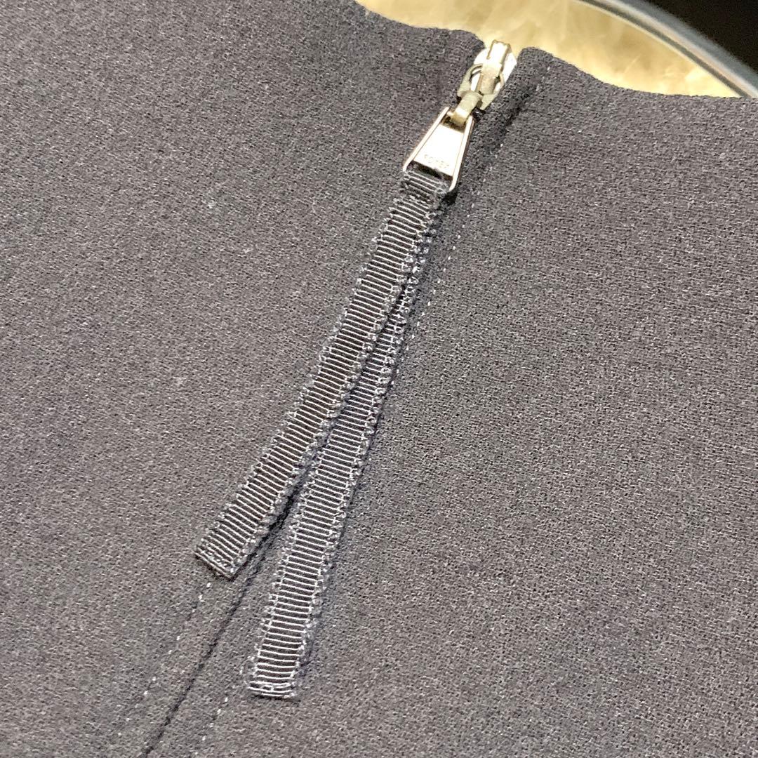 美品✨希少サイズ フォクシー FOXEY Vバロン ウール ワンピース 42