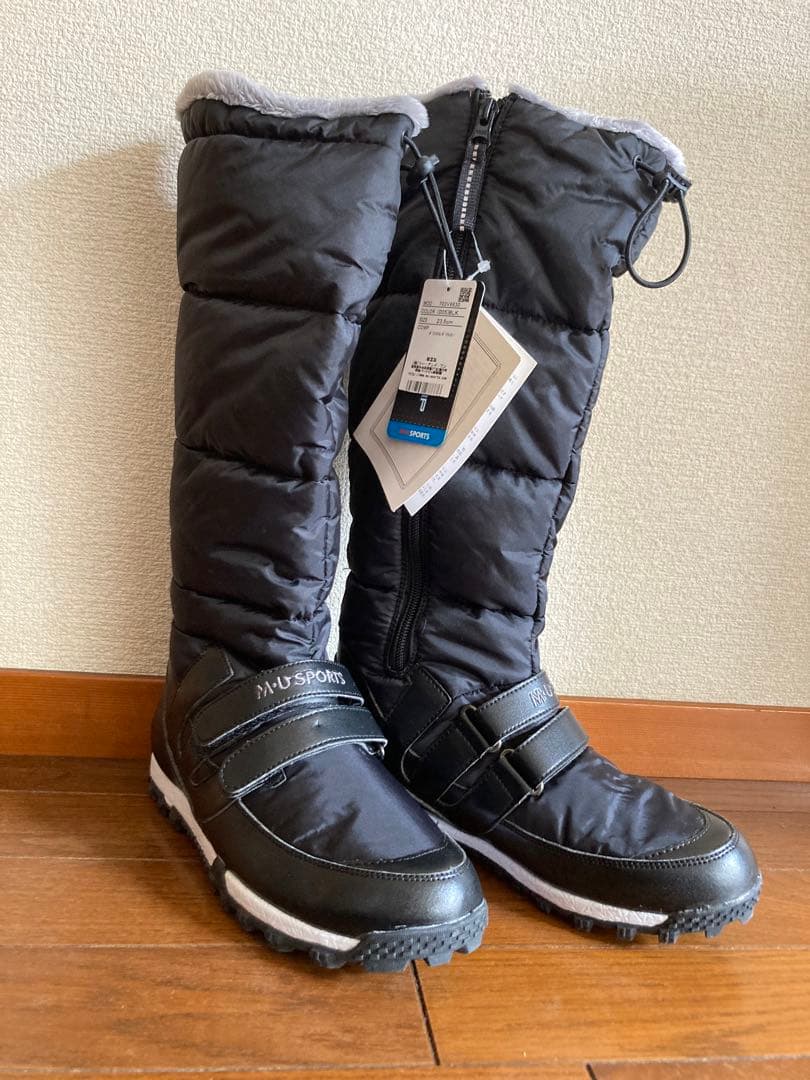 新品未使用M-U SPORTS ウィンターブーツ ブラック