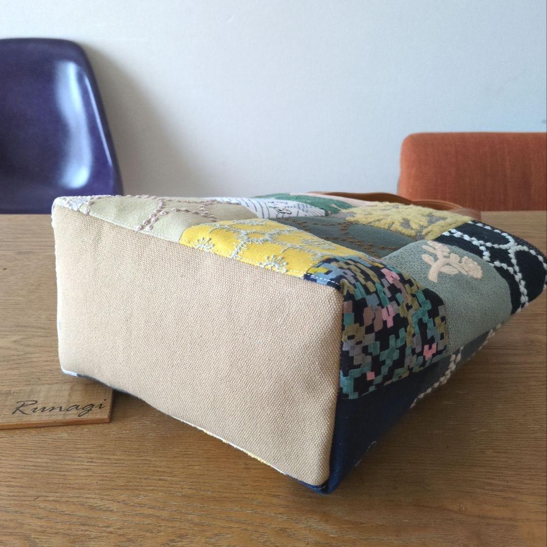 パッチワーク ハンドバッグ＊ミナペルホネン