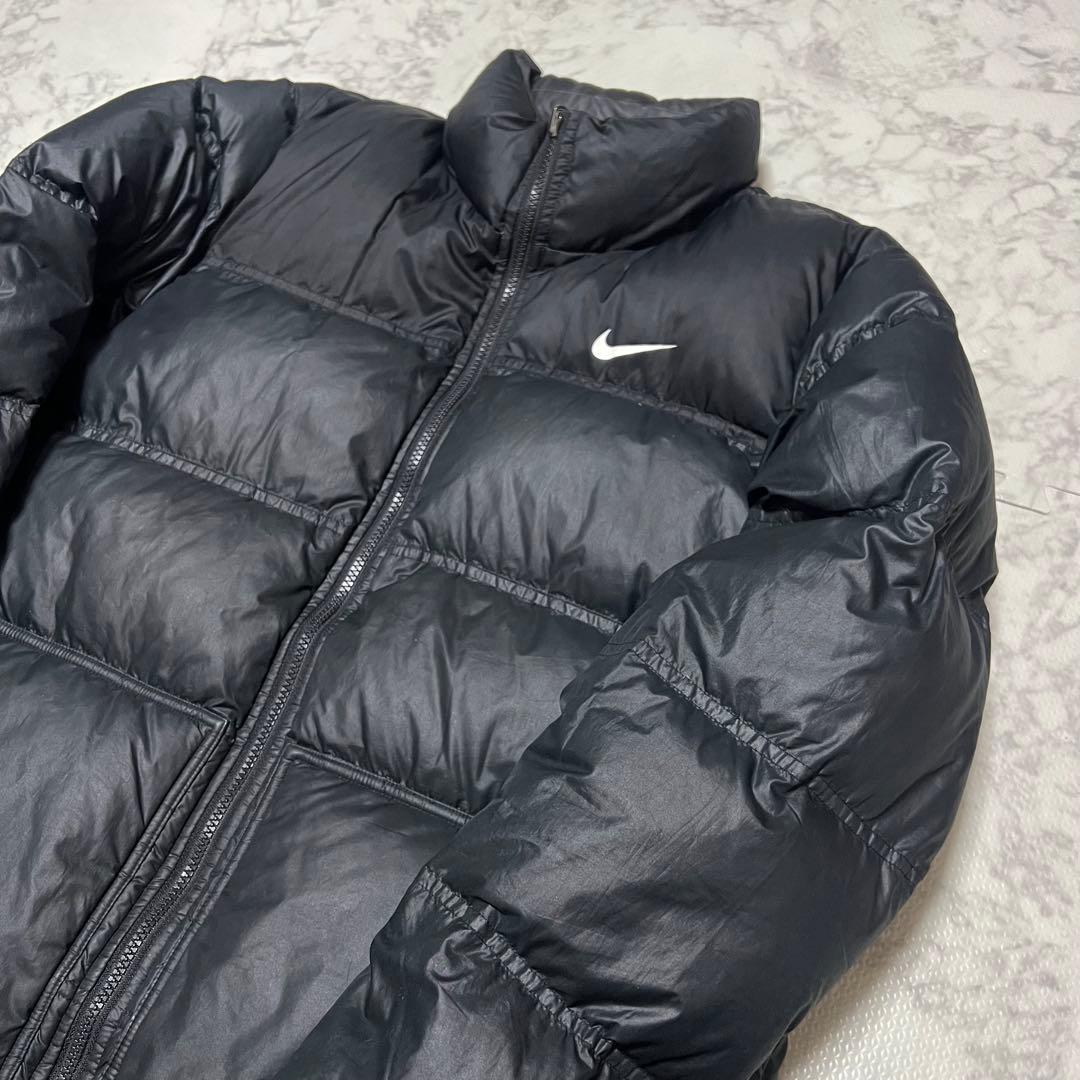 【希少XL】NIKE ナイキ リバーシブル ダウンジャケット 黒　XL