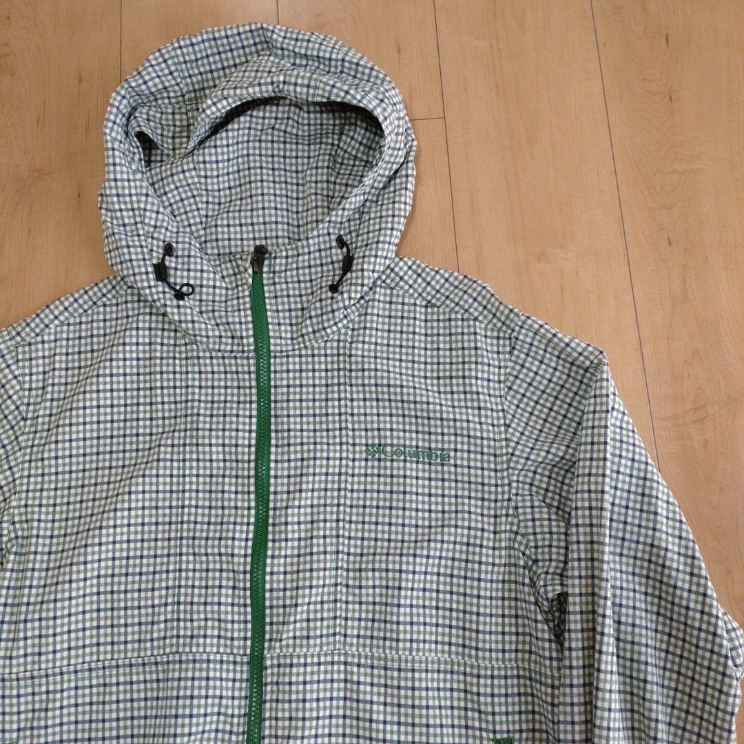 Columbia　マウンテンパーカー　ギンガムチェック　S