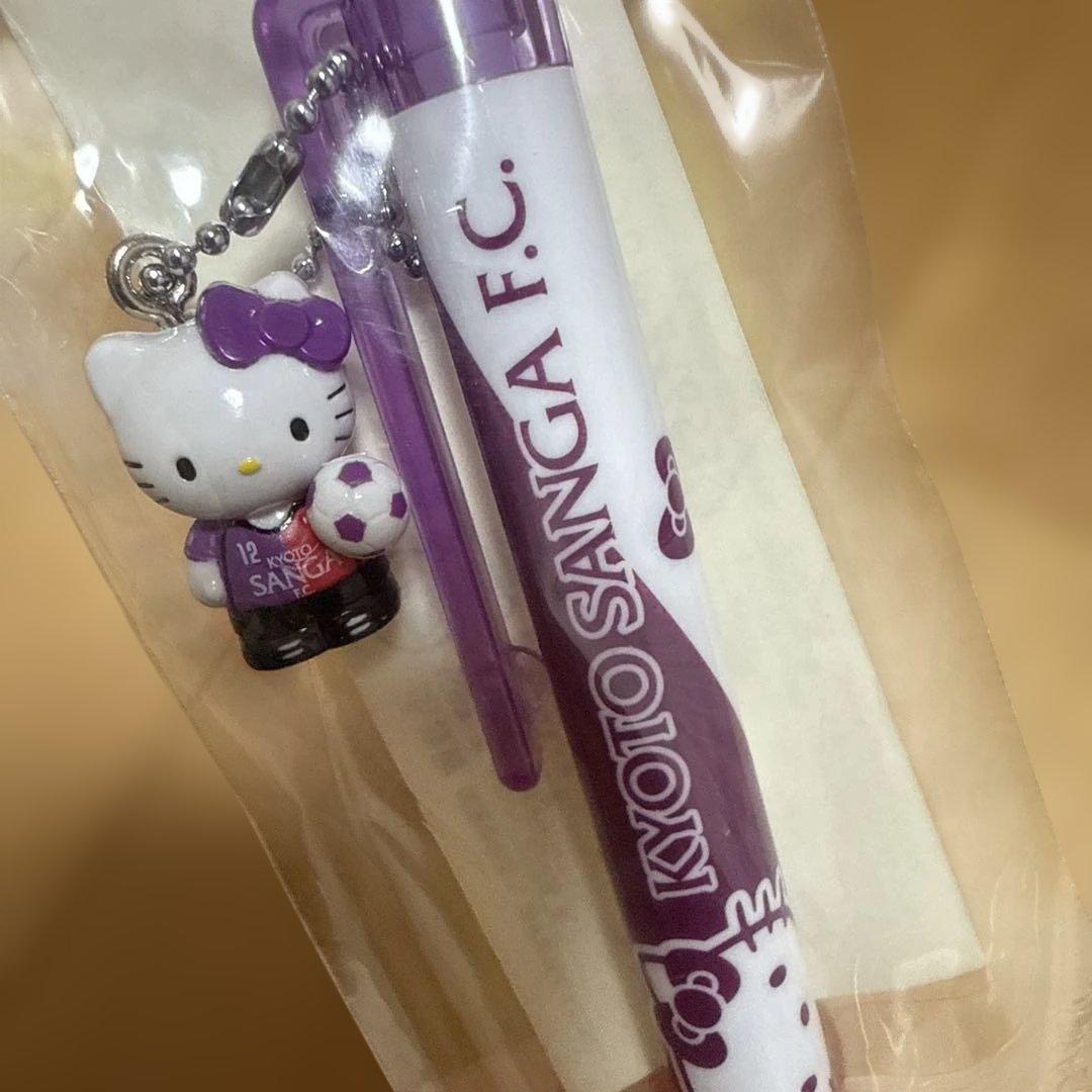 ご当地ハローキティ　京都サンガバージョン　ボールペン　サッカー