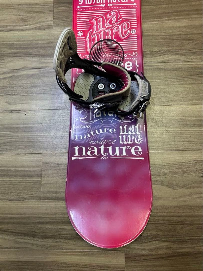 スノーボード nature 142cmビンディングSALOMON size XS