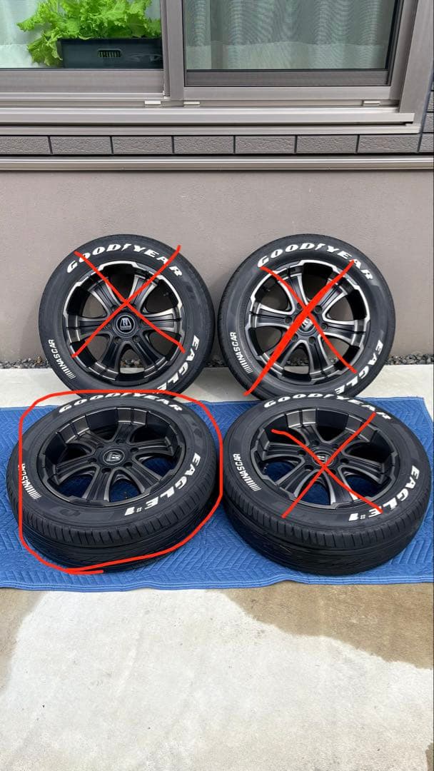 【きい】③タイヤホイール　バルベロ クリムソン 6穴 PCD139.7mm