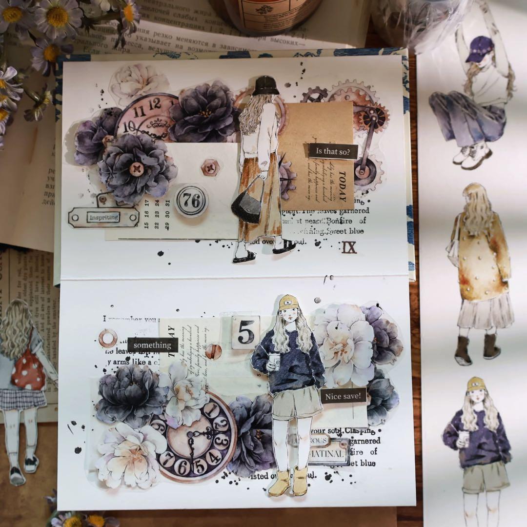 壹洱原创《暖洋洋》海外マスキングテープ　マステ 【2359】