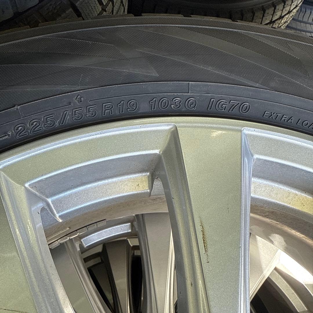クラウンクロスオーバー用スタッドレスホイール4本セット225/55R19