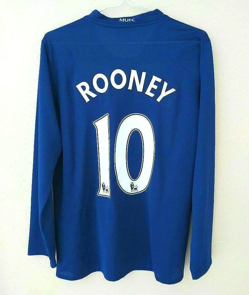 【激レア】マンU ルーニー 08/09 長袖ユニフォーム XLサイズ